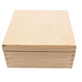 Buková krabička s vekom cinkovaný spoj a 4 priehradkami 17x17x8,5 cm Buková krabička s vekom cinkovaný spoj a 4 priehradkami 17x17x8,5 cm