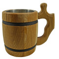 Bukový džbán na pivo nerezová vložka 14x12 cm 0,7 L Bukový džbán na pivo nerezová vložka 14x12 cm 0,7 L