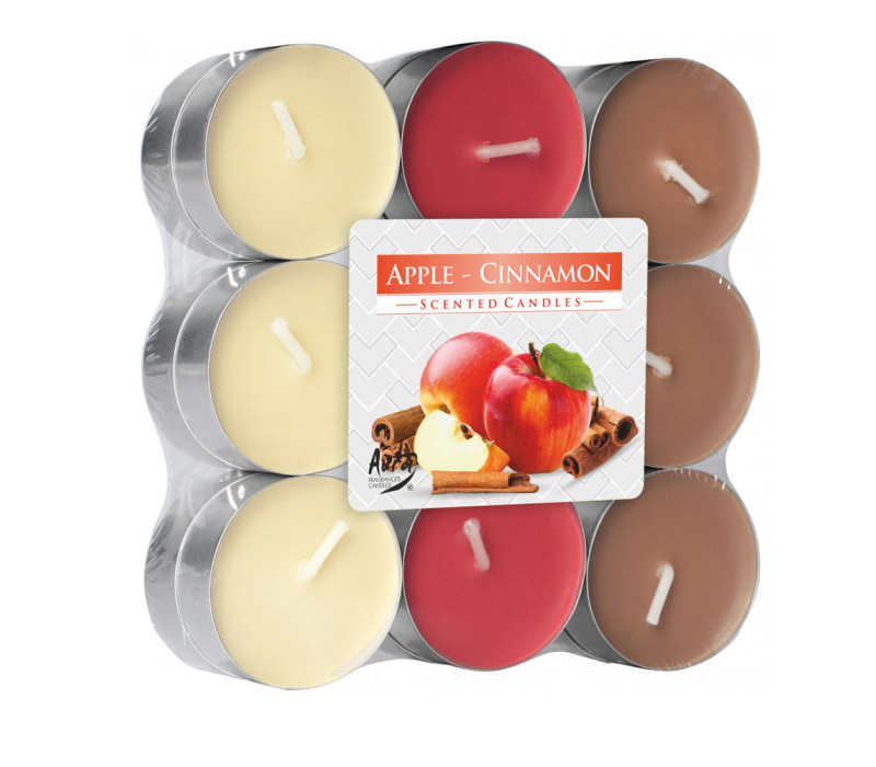 Sviečka čajová APPLE CINNAMON 18ks Sviečka čajová APPLE CINNAMON 18ks