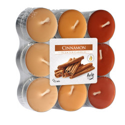 Sviečka čajová CINNAMON 18ks