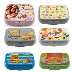 LUX PLASTIC Plastová dóza obdĺžníková svačinová 4x16x12,5 cm 0,6 L LUX PLASTIC Plastová dóza obdĺžníková svačinová 4x16x12,5 cm 0,6 L