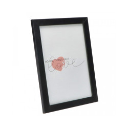 Fotoramček drevený čierny rozmer fotografie 39x29 cm
