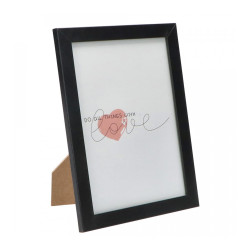 Fotoramček drevený LÁSKA rozmer fotografie 17x11 cm