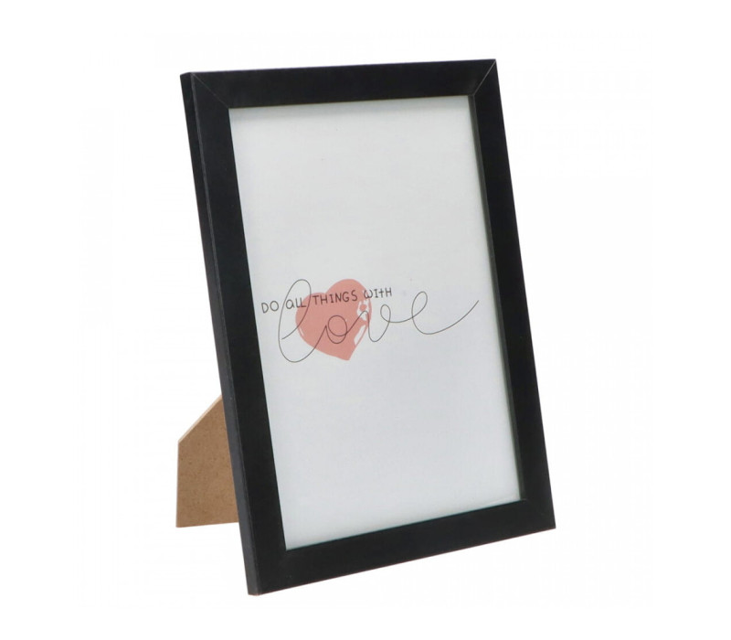 Fotoramček drevený LÁSKA rozmer fotografie 17x11 cm