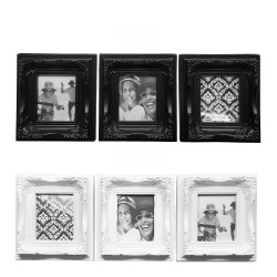 Fotoramček plastový BAROKO 3ks rozmer fotografie 6,5x5,5 cm Fotoramček plastový BAROKO 3ks rozmer fotografie 6,5x5,5 cm