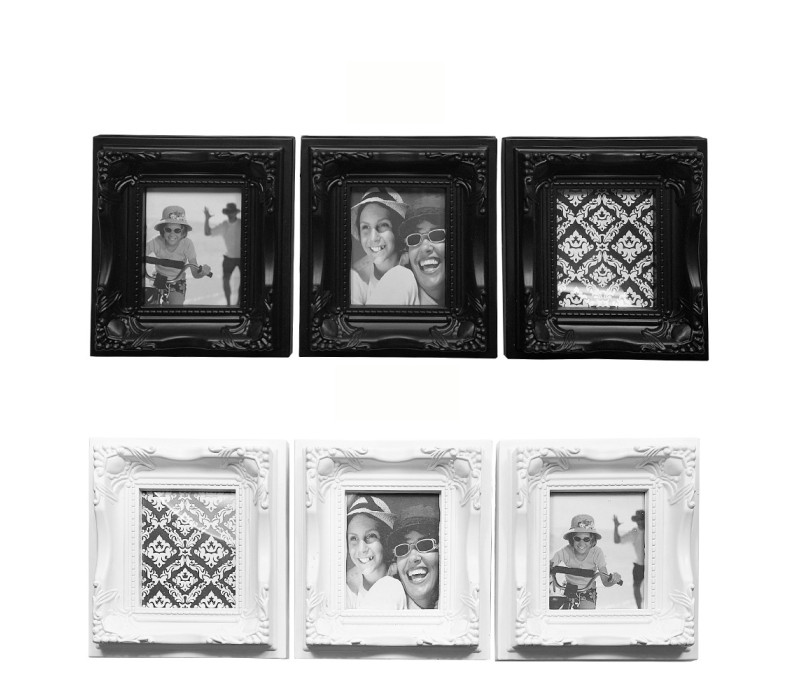 Fotoramček plastový BAROKO 3ks rozmer fotografie 6,5x5,5 cm Fotoramček plastový BAROKO 3ks rozmer fotografie 6,5x5,5 cm