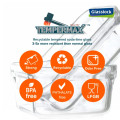 GLASSLOCK Sklenená dóza obdĺžníková 14,8x9,9x4,3 cm 0,4 L GLASSLOCK Sklenená dóza obdĺžníková 14,8x9,9x4,3 cm 0,4 L