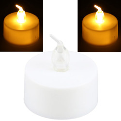 Sviečka LED čajová biela 3,8x1,8 cm Sviečka LED čajová biela 3,8x1,8 cm
