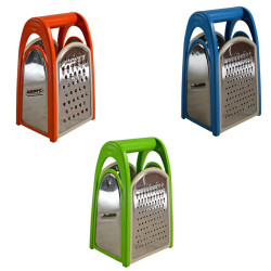 Nerezové strúhadlo s ergonomickým rámom na zeleninu a syr 20x11,5x9,5 cm Nerezové strúhadlo s ergonomickým rámom na zeleninu a syr 20x11,5x9,5 cm