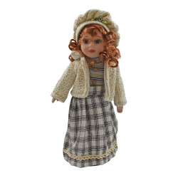 Porcelánová bábika Bledý svetrík 31 cm Porcelánová bábika Bledý svetrík 31 cm