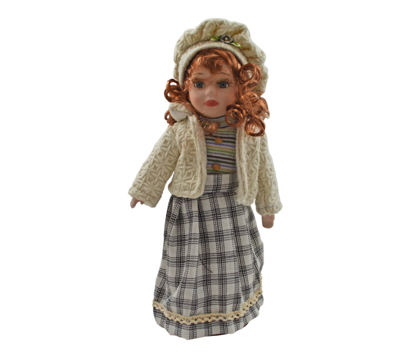 Porcelánová bábika Bledý svetrík 31 cm Porcelánová bábika Bledý svetrík 31 cm