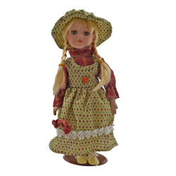Porcelánová bábika Križikové šaty 31 cm Porcelánová bábika Križikové šaty 31 cm