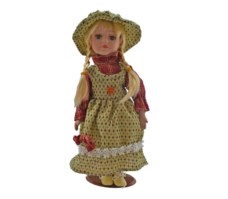 Porcelánová bábika Križikové šaty 31 cm Porcelánová bábika Križikové šaty 31 cm