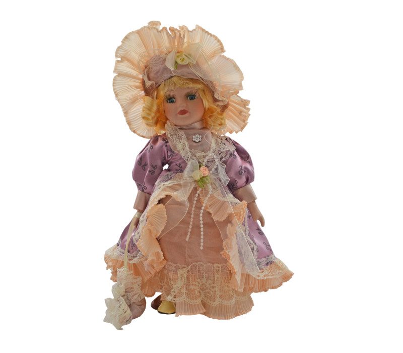 Porcelánová bábika Dvorná dáma s taštičkou 31 cm Porcelánová bábika Dvorná dáma s taštičkou 31 cm
