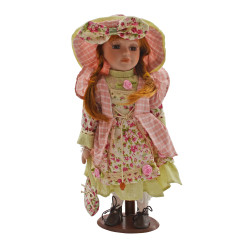Porcelánová bábika Ružičkový sníček 31 cm Porcelánová bábika Ružičkový sníček 31 cm