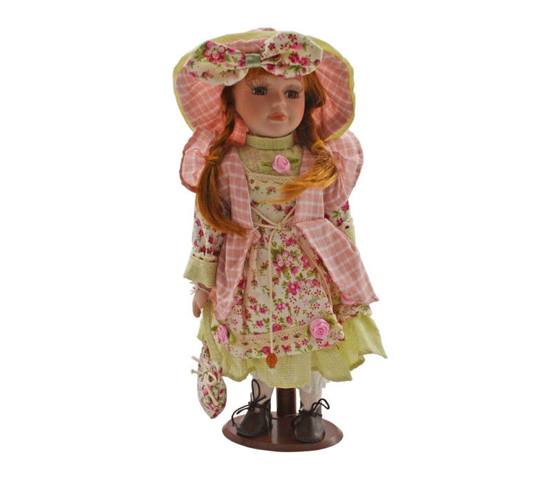 Porcelánová bábika Ružičkový sníček 31 cm Porcelánová bábika Ružičkový sníček 31 cm