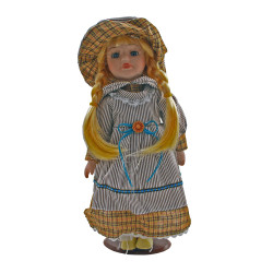 Porcelánová bábika Copaté dievča 31 cm Porcelánová bábika Copaté dievča 31 cm