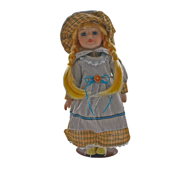 Porcelánová bábika Copaté dievča 31 cm