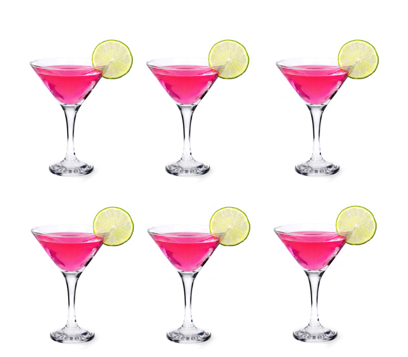 LAV Sklenený pohár MISKET na martini 6ks 15x10,5 cm 0,175 L LAV Sklenený pohár MISKET na martini 6ks 15x10,5 cm 0,175 L