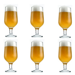 LAV Sklenený pohár BELEK na pivo 6ks 16,5x6,4 cm 0,385 L LAV Sklenený pohár BELEK na pivo 6ks 16,5x6,4 cm 0,385 L