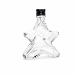 Sklenená fľaša HVIEZDA 15x13x5 cm 0,2 L Sklenená fľaša HVIEZDA 15x13x5 cm 0,2 L