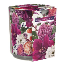 Sviečka vonná sklo FLOWER INSPIRATION 100g