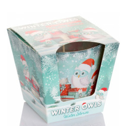 Sviečka vonná sklo WINTER OWLS 115g Sviečka vonná sklo WINTER OWLS 115g