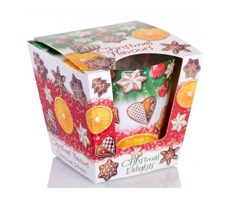 Sviečka vonná sklo CHRISTMAS FLAVOURS 115g Sviečka vonná sklo CHRISTMAS FLAVOURS 115g