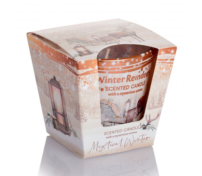 Sviečka vonná sklo WlNTER REINDEERS 115g Sviečka vonná sklo WlNTER REINDEERS 115g