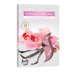 Sviečka čajová VANILKA ORCHIDEA 6ks