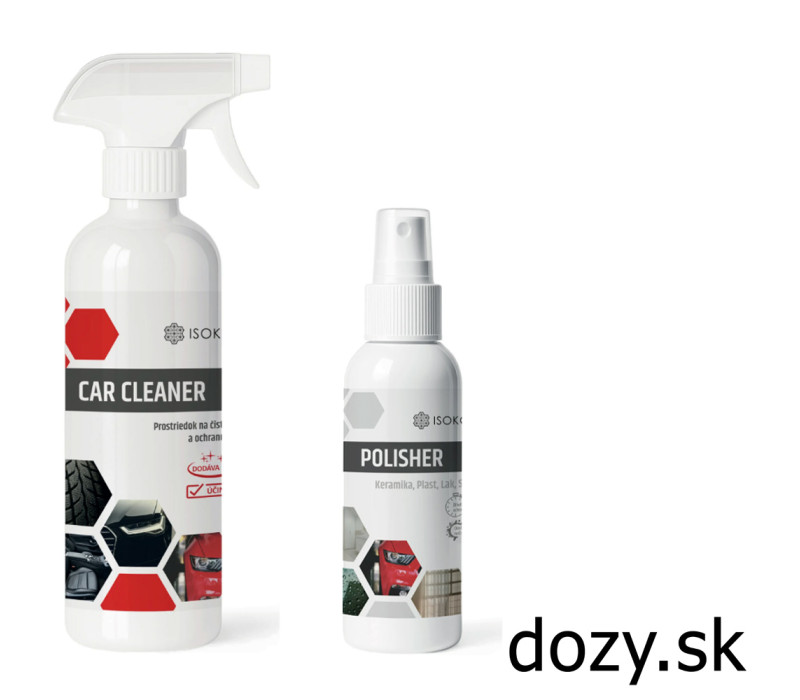 Isokor Car Set – Kompletná sada na čistenie a nanoochranu auta 0,5 L+0,25 L Isokor Car Set – Kompletná sada na čistenie a nanoochranu auta 0,5 L+0,25 L