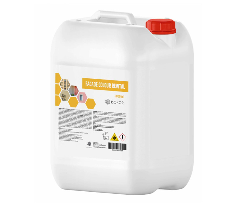 Isokor Facade Colour Revital – Nanometrická impregnácia a oživenie farby fasády 5 L Isokor Facade Colour Revital – Nanometrická impregnácia a oživenie farby fasády 5 L