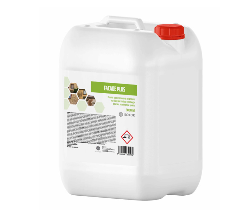 Isokor Facade Plus – Čistič fasád od smogu a sadzí 5 L (Koncentrát) Isokor Facade Plus – Čistič fasád od smogu a sadzí 5 L (Koncentrát)