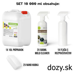 Isokor Set na odstránenie plesní, húb a ich zárodkov – interiér a exteriér 10 L Isokor Set na odstránenie plesní, húb a ich zárodkov – interiér a exteriér 10 L