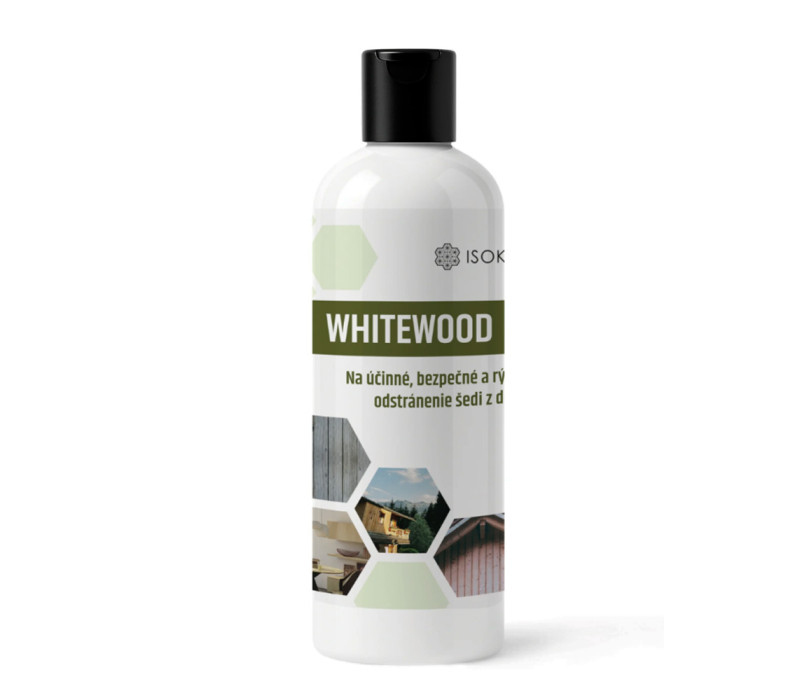 Isokor WhiteWood – Odstraňovač šedivosti a odšeďovač dreva 0,5 L (Koncentrát) Isokor WhiteWood – Odstraňovač šedivosti a odšeďovač dreva 0,5 L (Koncentrát)