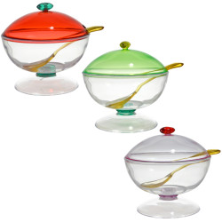 Cukornička plastová s lyžičkou UFO Ø11,5x11 cm 0,3 L Cukornička plastová s lyžičkou UFO Ø11,5x11 cm 0,3 L