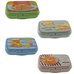 LUX PLASTIC Plastová dóza obdĺžníková svačinová 4x16x12,5 cm 0,6 L LUX PLASTIC Plastová dóza obdĺžníková svačinová 4x16x12,5 cm 0,6 L
