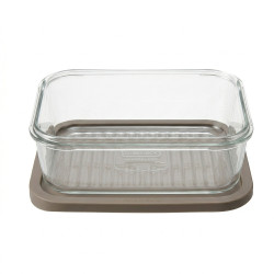 GLASSLOCK Sklenená dóza MODULAR 22,5x16x7 cm 1,7 L GLASSLOCK Sklenená dóza MODULAR 22,5x16x7 cm 1,7 L