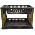 HOBBY LIFE Plastový odkvapkávač riadu dvojposchodový 45x28x27 cm