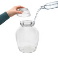 Fermentačná sklenená dóza s dvojitým vekom 23x16 cm 2,5 L Fermentačná sklenená dóza s dvojitým vekom 23x16 cm 2,5 L