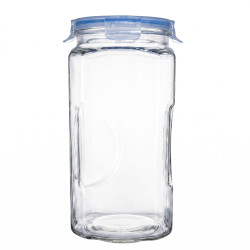 GLASSLOCK Sklenená dóza CANISTER 12x12x26,5 cm 3 L GLASSLOCK Sklenená dóza CANISTER 12x12x26,5 cm 3 L