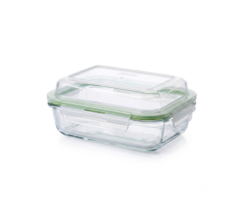 GLASSLOCK Sklenená dóza obdlžníková 16x11x3,7 cm 0,35 L GLASSLOCK Sklenená dóza obdlžníková 16x11x3,7 cm 0,35 L