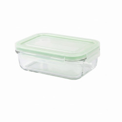 GLASSLOCK Sklenená dóza obdĺžníková 14,8x9,9 x4,3 cm 0,4 L GLASSLOCK Sklenená dóza obdĺžníková 14,8x9,9 x4,3 cm 0,4 L