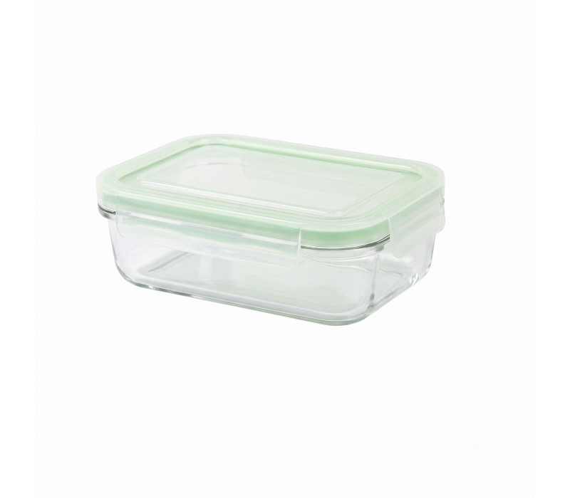 GLASSLOCK Sklenená dóza obdĺžníková 14,8x9,9 x4,3 cm 0,4 L GLASSLOCK Sklenená dóza obdĺžníková 14,8x9,9 x4,3 cm 0,4 L