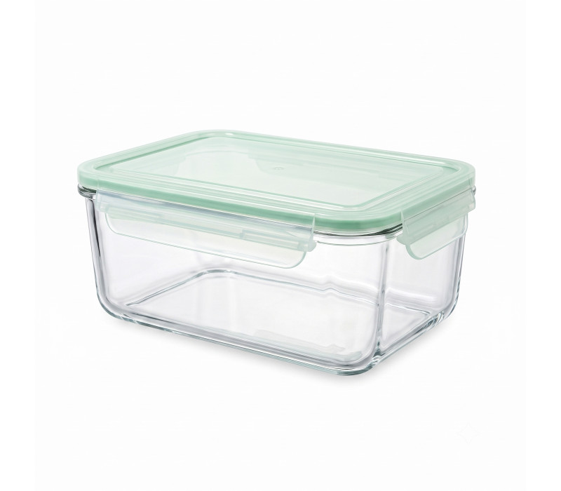 GLASSLOCK Sklenená dóza obdĺžníková 21x14,7x8,7 cm 1,9 L GLASSLOCK Sklenená dóza obdĺžníková 21x14,7x8,7 cm 1,9 L