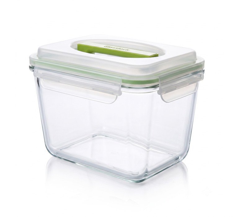 GLASSLOCK Sklenená dóza obdlžníková 20x15x13,5 cm 2,5 L GLASSLOCK Sklenená dóza obdlžníková 20x15x13,5 cm 2,5 L