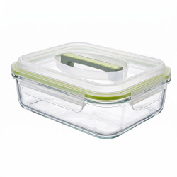 GLASSLOCK Sklenená dóza obdlžníková 23x18,2x6,7 cm 2 L GLASSLOCK Sklenená dóza obdlžníková 23x18,2x6,7 cm 2 L