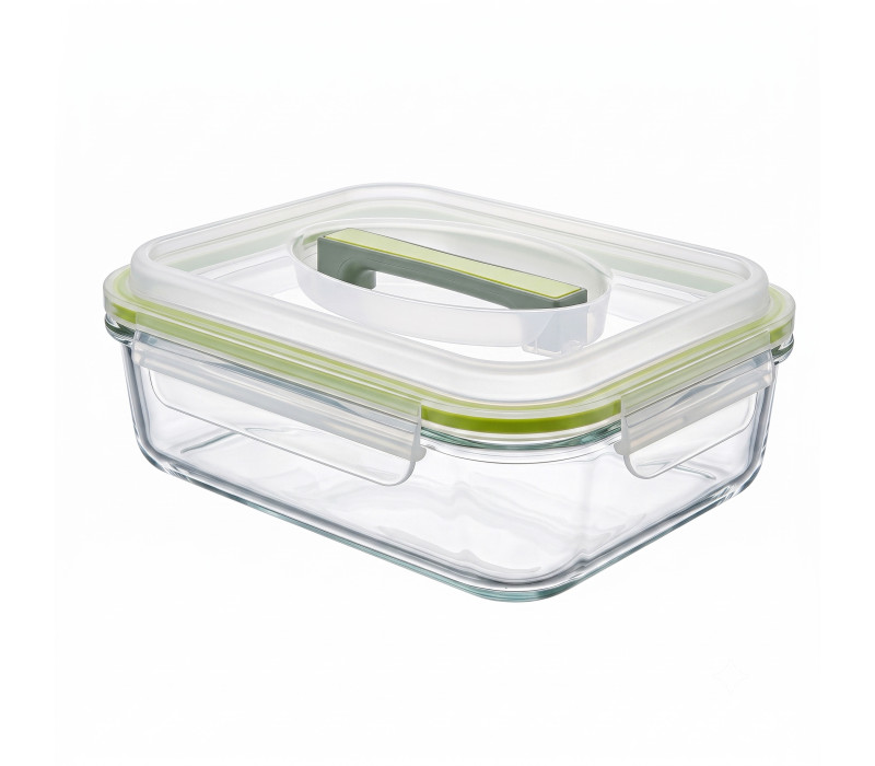 GLASSLOCK Sklenená dóza obdlžníková 23x18,2x6,7 cm 2 L GLASSLOCK Sklenená dóza obdlžníková 23x18,2x6,7 cm 2 L