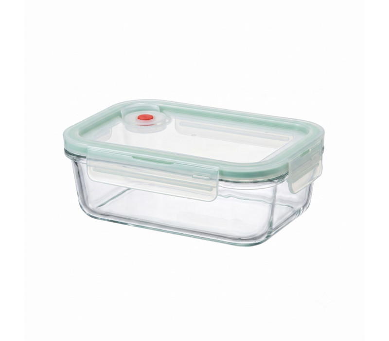 GLASSLOCK Sklenená dóza obdĺžníková s ventilom 16,4x11,5x5,7 cm 0,715 L GLASSLOCK Sklenená dóza obdĺžníková s ventilom 16,4x11,5x5,7 cm 0,715 L