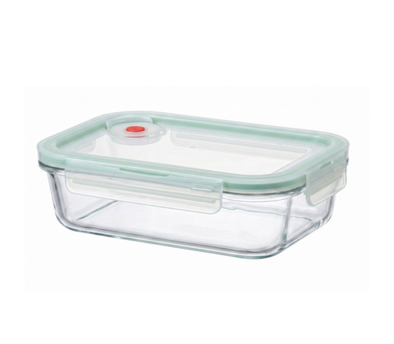 GLASSLOCK Sklenená dóza obdĺžníková s ventilom 23,1x18,2x6,7 cm 2 L GLASSLOCK Sklenená dóza obdĺžníková s ventilom 23,1x18,2x6,7 cm 2 L